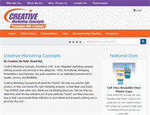 Tablet Screenshot of creativemarketingconcepts.net